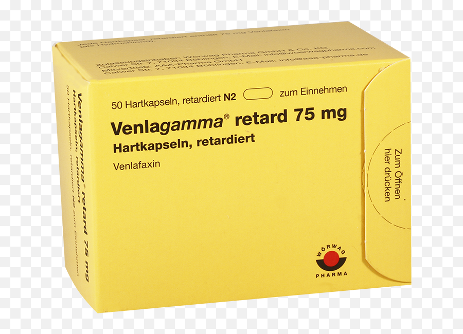 Venlagamma Retard 75mg 50caps - Aversi Worwag Pharma Png,Retard Png