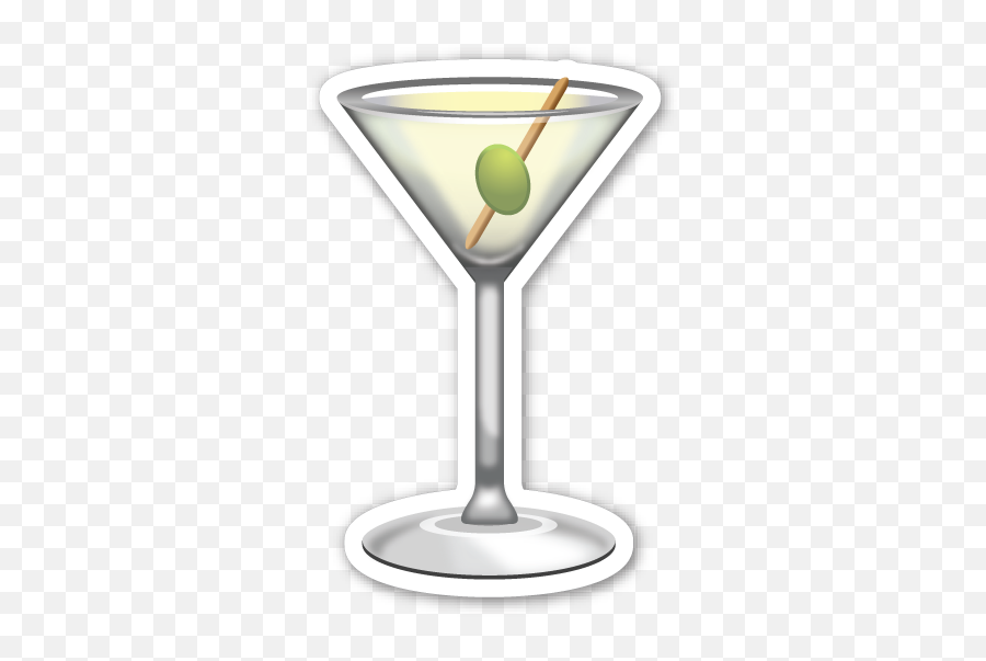Cocktail Emoji Stickers - Emoji De Copa Png,Glasses Emoji Png