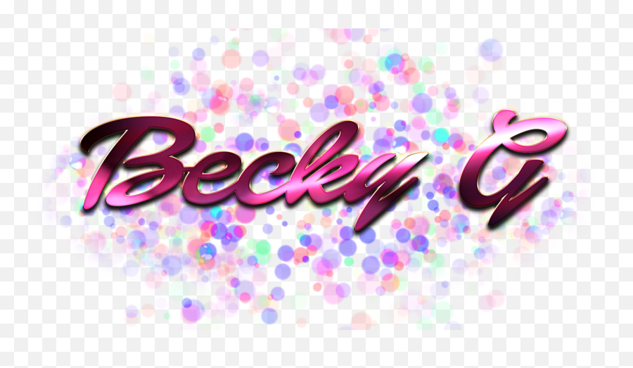 Download Hd Becky G Miss You Name Png - Teena Name,Becky G Png