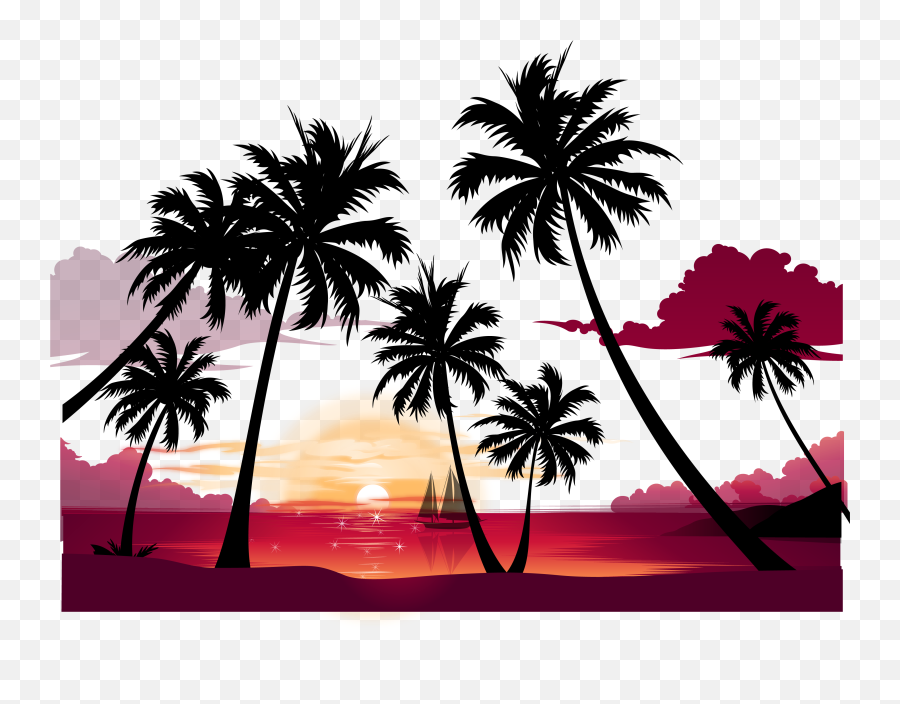 Display Resolution Summer Wallpaper - Beach Sunset Poster Beach Sunset Background Png,Beach Background Png