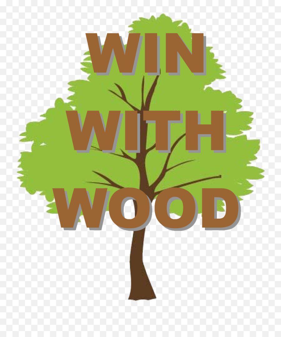 Win With Wood Forestry And Natural Resources - Tree Vector Free Png,Wood Logo