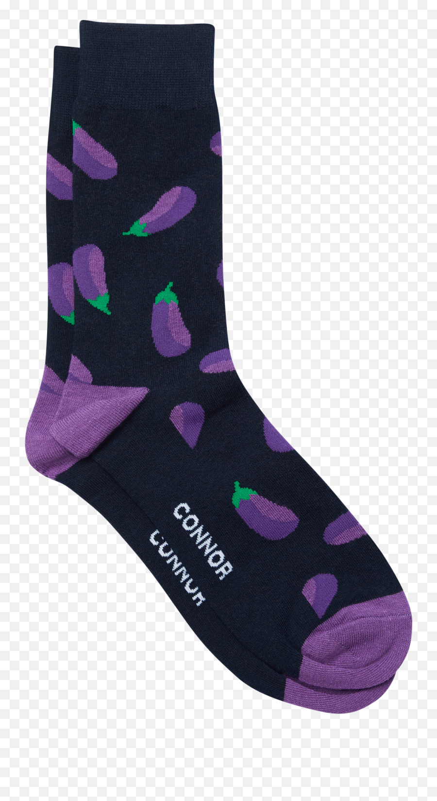 Navy Eggplant Sock By Connor Shop Our Menu0027s Accessories Png Emoji Transparent