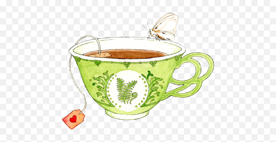 Download Free Watercolor Tea Cup Clipart Teacup - Xicara De Cha Desenho Png,Tea Cup Transparent Background
