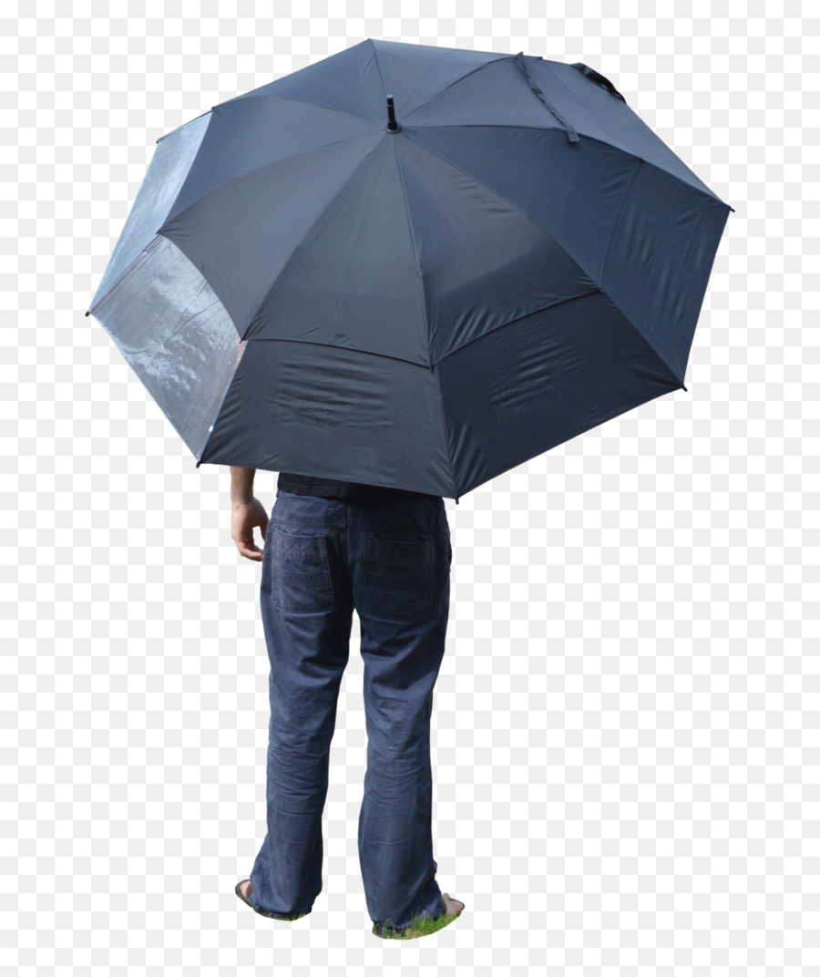 Download Transparent Holding Umbrella Clipart - Person Person With Umbrella Png,Umbrella Png