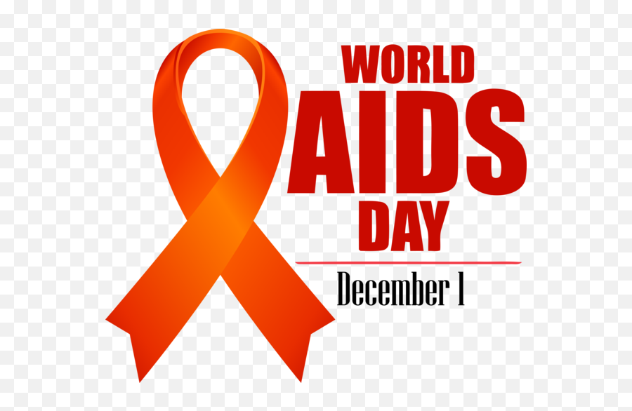 World Aids Day Text Font Line For Red Ribbon - World Padel Tour Png,Text Ribbon Png