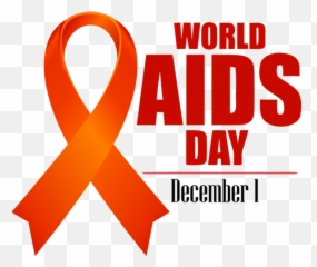 World Aids Day Text Font Line For Red Ribbon - Padel Tour png