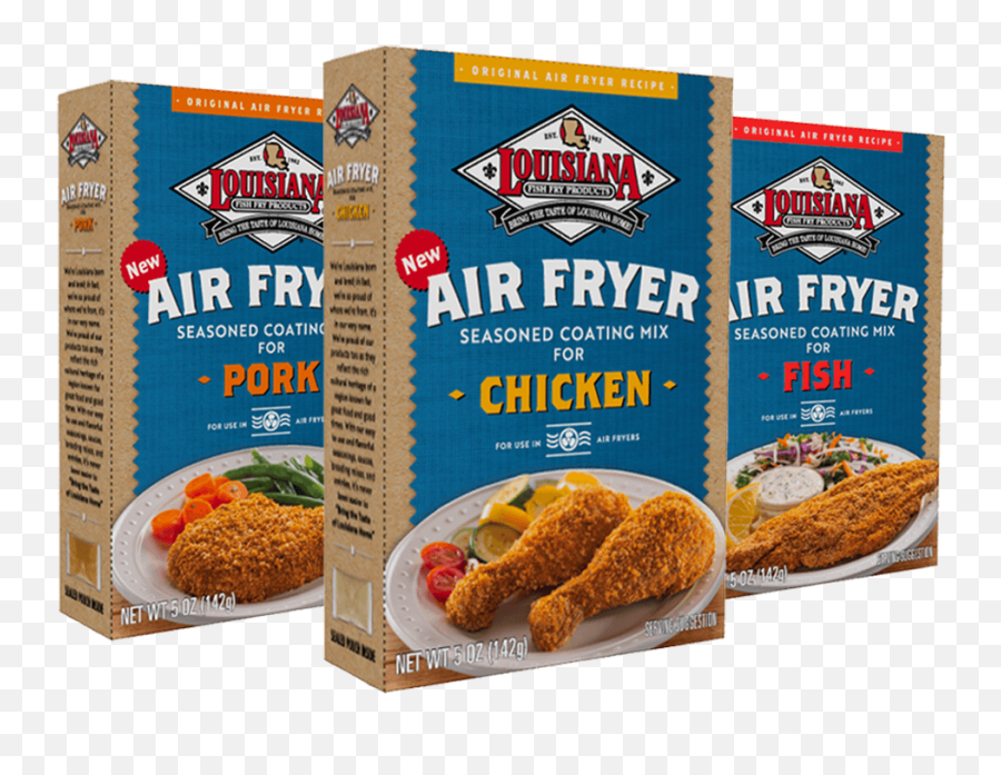 The Perfect Fry Mix For Your Air Fryer Louisiana Fish - Louisiana Air Fryer Seasoned Coating Mix Png,Fried Fish Png