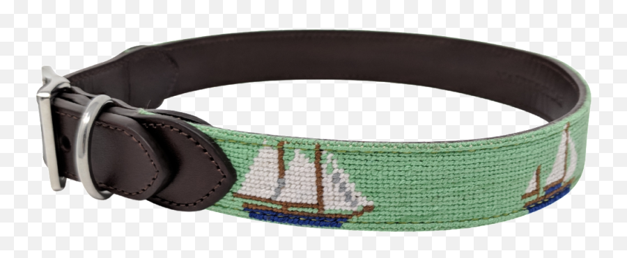 Sailboat Needlepoint Dog Collar - Unisex Png,Dog Collar Png Sailboat Needlepoint Dog Collar - Unisex Png,Dog Collar Png