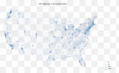 Ufo Sighting Basics - Project By Timothyrenner Dataworld Siren Head Sightings Map Png,Ufo Transparent