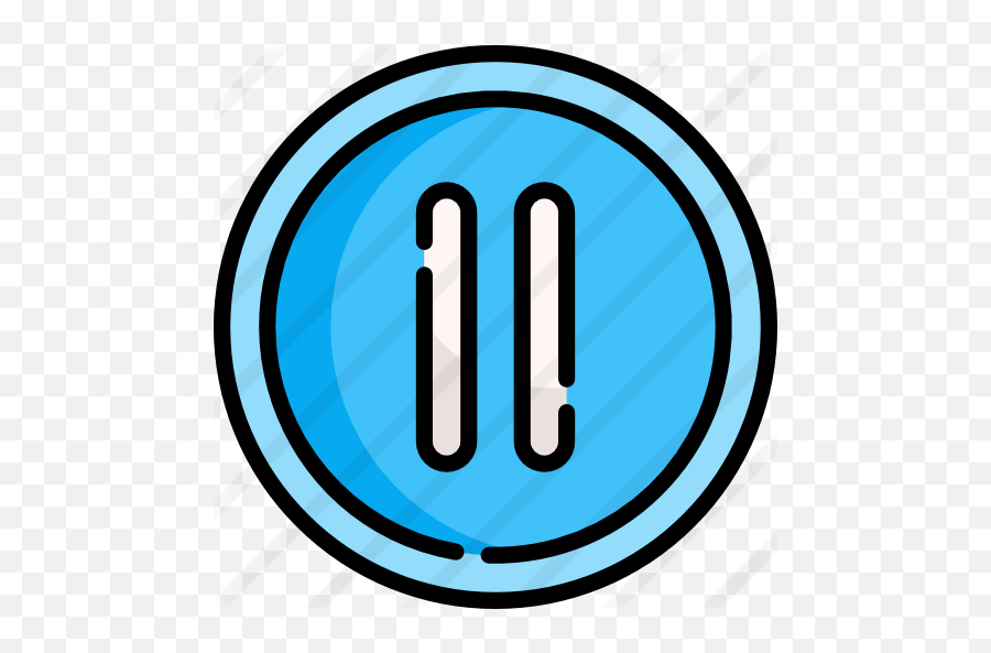 Pause Button - Pause Button Icon Blue Png,Pause Button Png