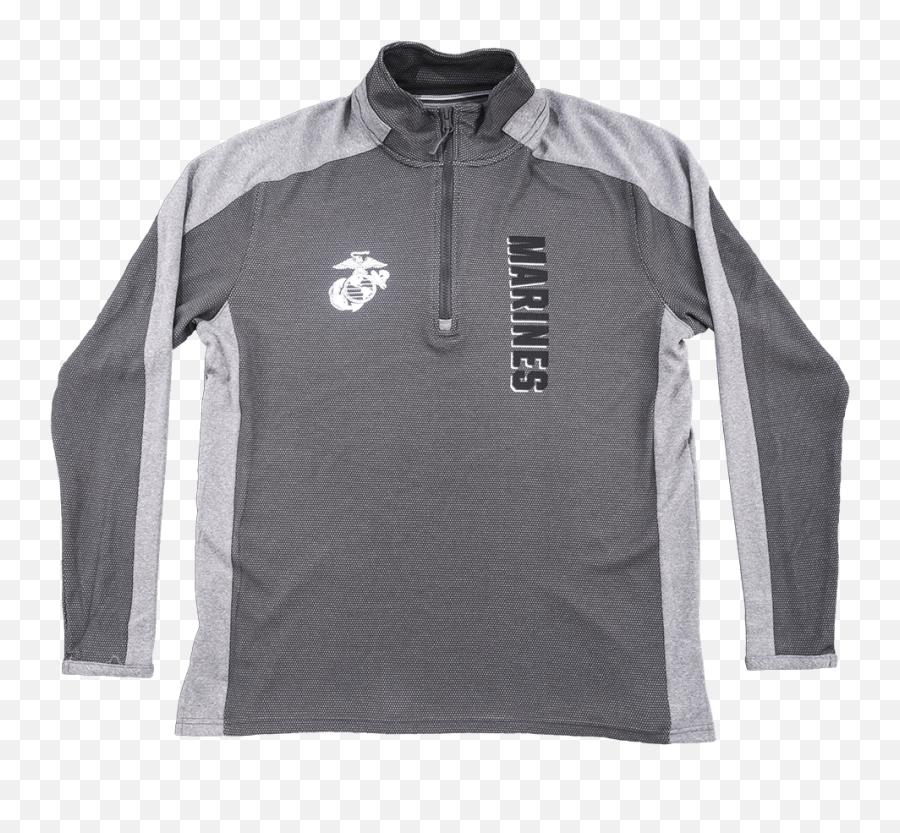 Marines Lightweight Long Sleeve 14 Zip Pullover - Long Sleeve Png,Long Sleeve Shirt Png