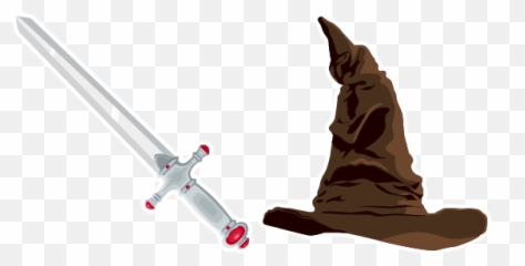 Harry Potter Sorting Hat And - Sorting Hat Gryffindor Sword Png,Sorting Hat Png
