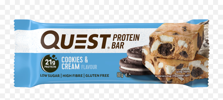 Quest Bar - Cookies U0026 Cream Cookies And Cream Protein Bars Png,Cookies And Cream Png