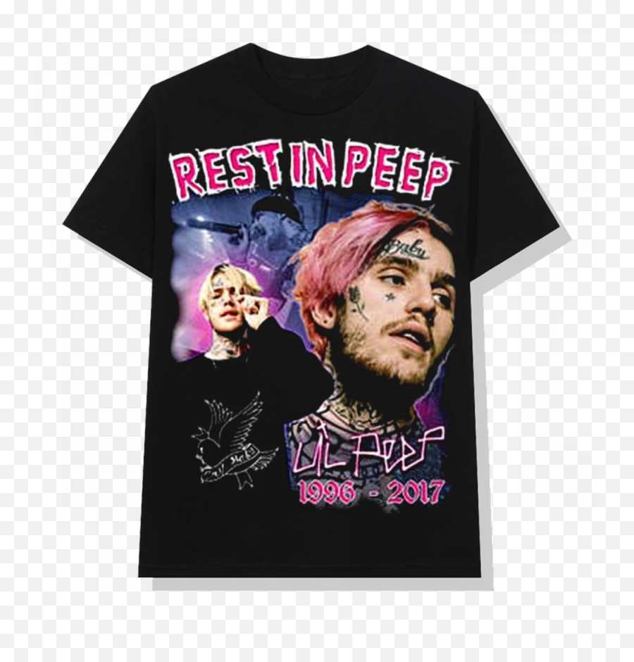 T Shirt Lil Peep Rest In Peace - Rest In Peace Lil Peep Png,Lil Peep Tattoos Png