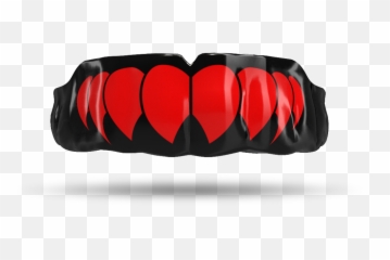 Download Red Fangs - And Black Mouthgard png