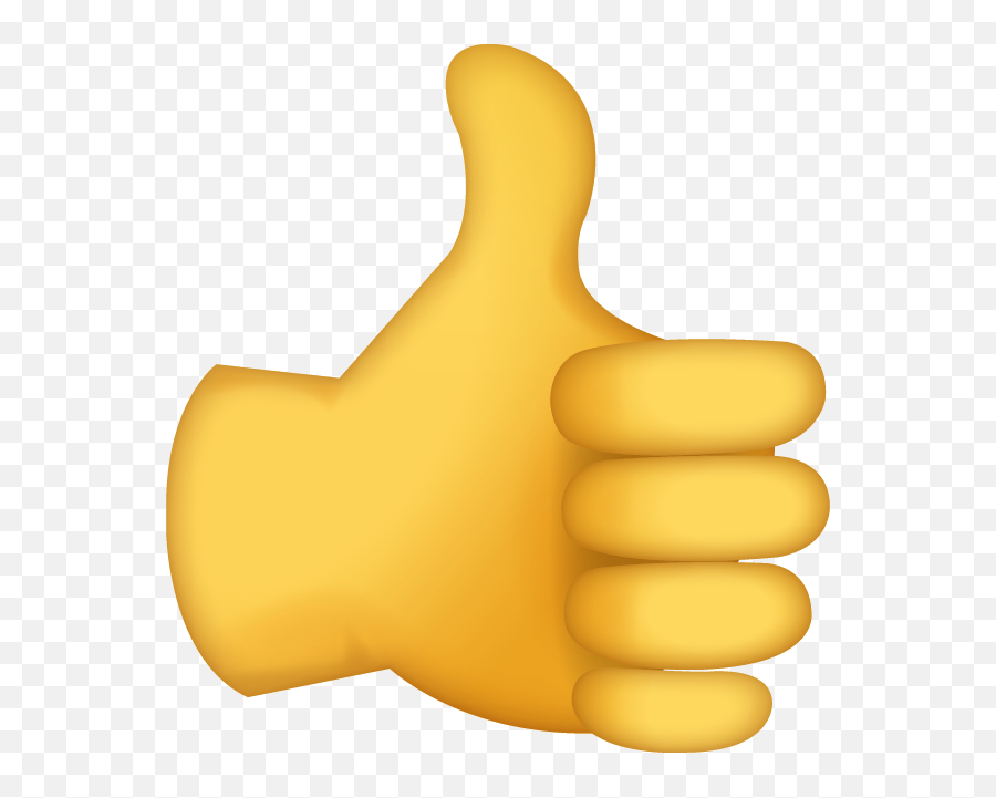 emoji thumbs up vector