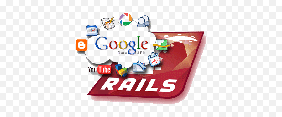 Ruby - Google Video Png,Ruby On Rails Logo
