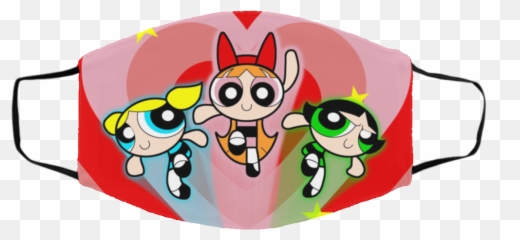 The Powerpuff Girls Face Mask Us 2020 - Miceshirt Thanks png
