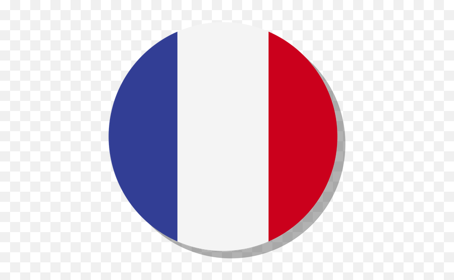 France Flag Language Icon Circle - Transparent Png U0026 Svg Icono Bandera Francia Png,Red Circle Logo