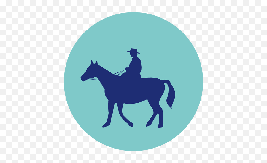 Horseman Round Icon - Civil War Cavalry Silhouette Png,Headless Horseman Png