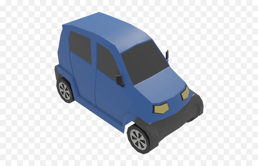 Low Poly Car Free 3d Model - Low Poly Car Png,Png To Obj