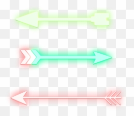 Arrows Neon Sign - Horizontal png