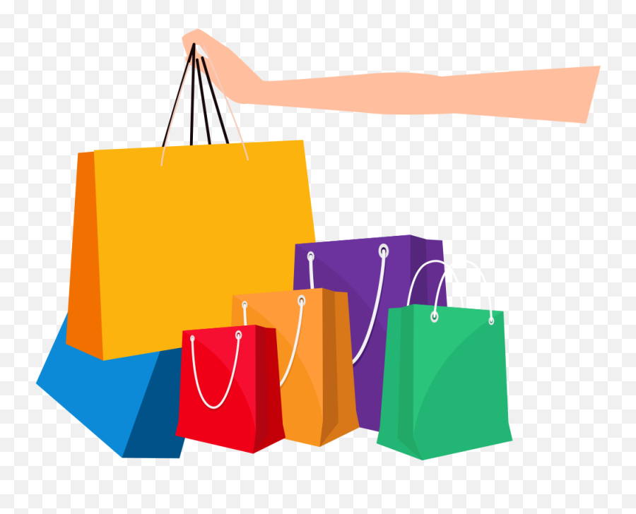 Download Bags Shopping Bag Vector Online Cartoon Clipart Png - Transparent Background Shopping Bags Png,Bags Png