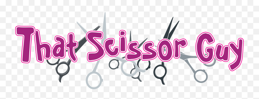That Scissor Guy - Down The Road Calligraphy Png,Scissors Logo