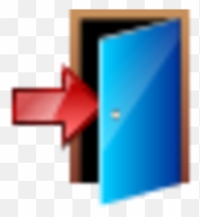 Clip Art Exit Door - Png Download Full Size Clipart Icon