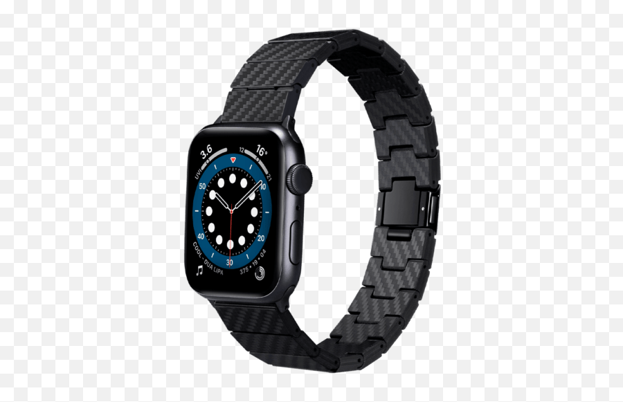 Pitaka Carbon Fiber Link Bracelet Watch - Strap Apple Watch Series 6 Png,Hex Icon Watch Band