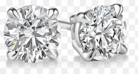 Surprise Your Special One With Diamond Earrings - 6 Ways Round Diamond Stud Earrings Png,Diamond Earring Png