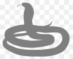 Gray Snake 5 Icon - Free gray animal icons Serpent png