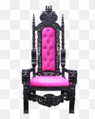 Download Throne Png Pic - Black Gothic Throne Chair,Throne Png