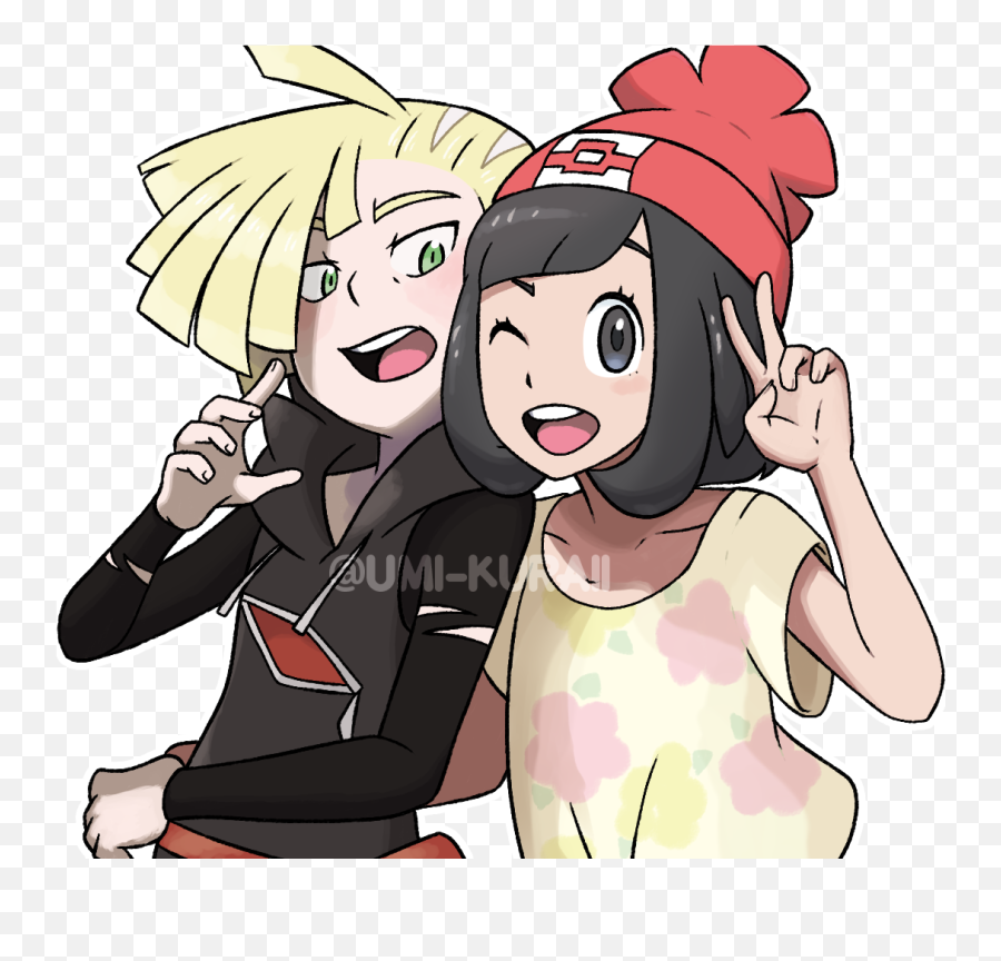 Gladionxmoon Hashtag - Pokemon Gladion And Moon Png,Gladion Icon