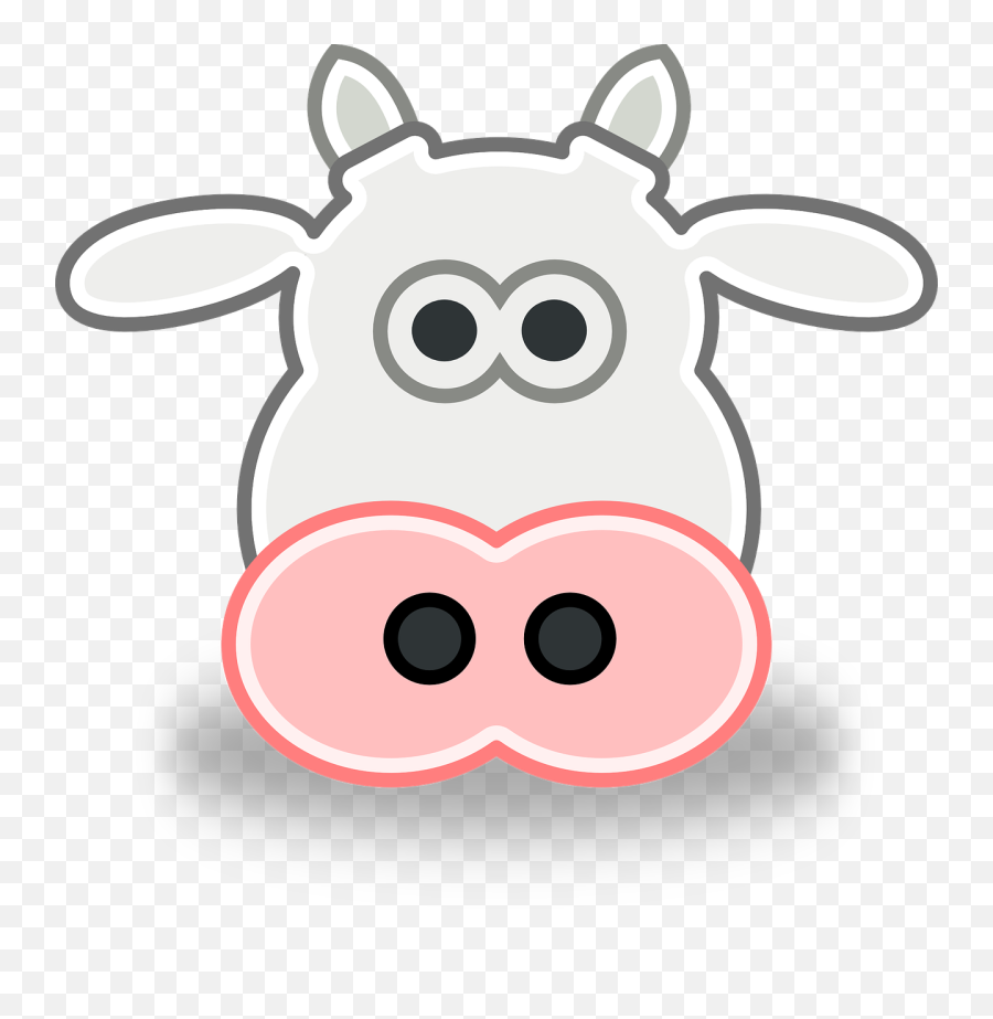 Cow Herbivore Head - Free Vector Graphic On Pixabay Tête De Vache Dessin Facile Png,Vaca Png