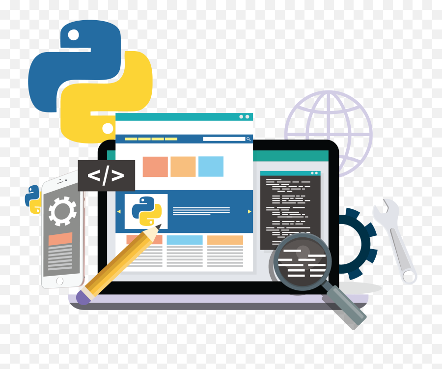 Python Web Development Company Codism - Python Web Development Images Png,Python Png