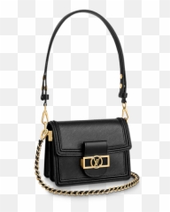 The 44 Most Lavish Holiday Gift Ideas For Her - luxury Lv Bag Dauphine Black png