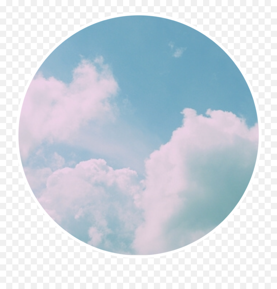 Im Rly Sleepygn Clouds Breathing Sky Bluesky Circle - Color Gradient Png,Default Tumblr Icon