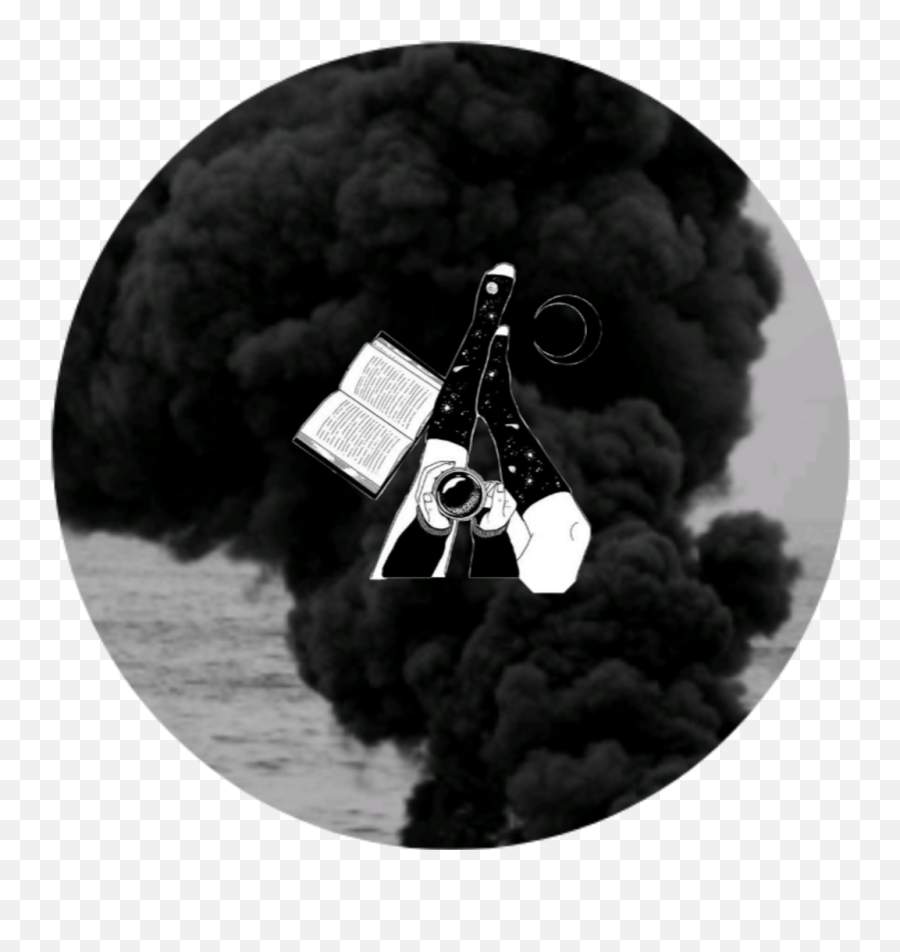 Sticker - Black Smoke Bomb Png,Dark Smoke Png