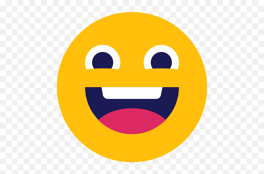 Happy Smiley Free Icon - Iconiconscom Excited Icon Png,Happy Smile Icon