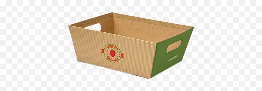 Custom Printed Cardboard Trays Packagingbluecom - Cardboard Box Png,Roleplay Icon Psd