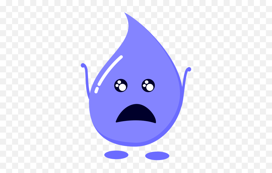 Shocked Water Drop Public Domain Vectors - Water Droplet Man Png,Waterdrop Icon