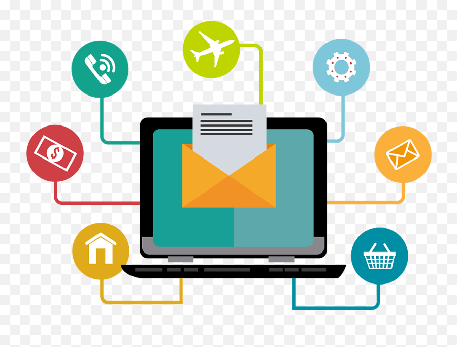 Digital Marketing Full Service - Email Marketing Free Png,E Marketing Icon