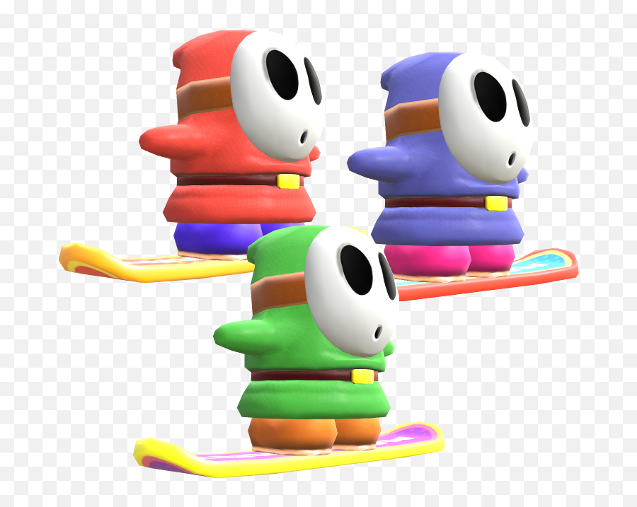 Wii U - Mario Kart 8 Snowboarding Shy Guy The Models Mario Snowboarding Shy Guy Png,Shy Guy Icon