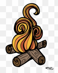 Campfire Clipart 7 - png