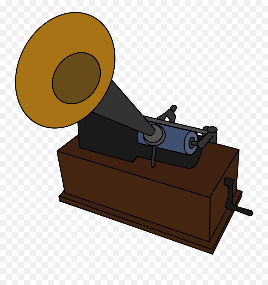 Png Phonographic 4 Image - Edison Phonograph Clip Art,Png Phonographic