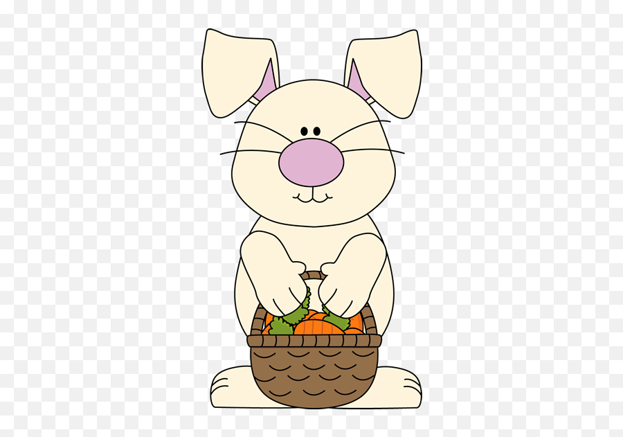 Download Hd Carrots Png Easter - Easter Bunny Holding A Easter Bunny With Carrots,Carrots Png