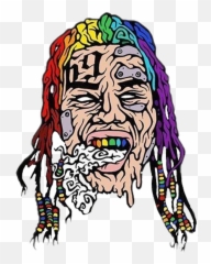 6ix9ine Sticker Clipart - 6ix9ine Clipart Png,6ix9ine Png
