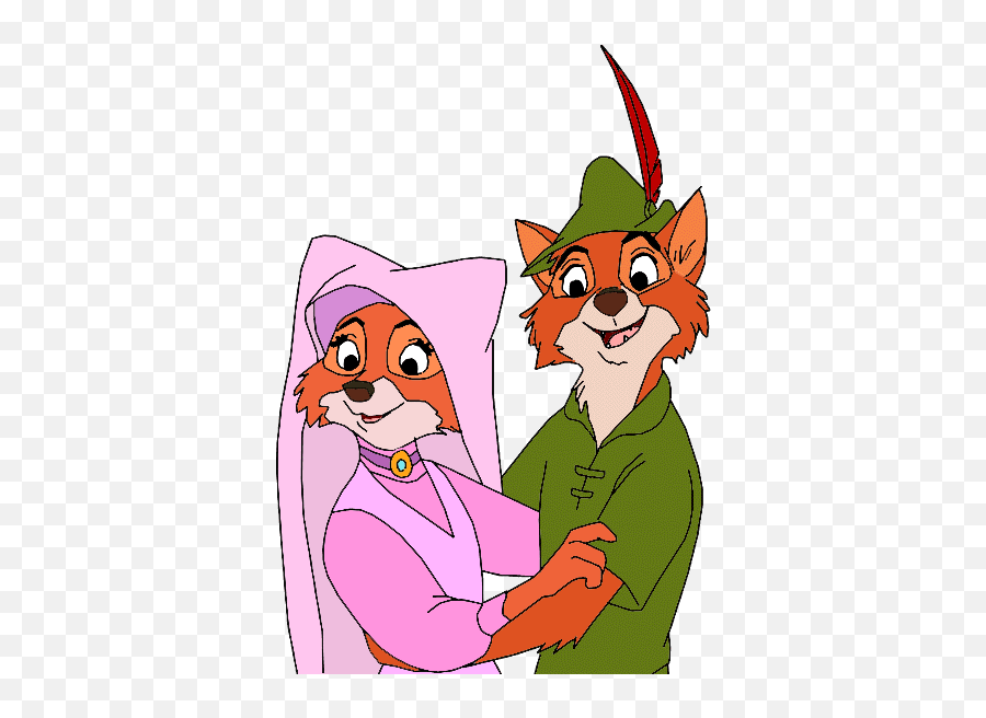 Robin Hood Disney Clipart - Disney Robin Hood And Marian Png,Robin Hood Png