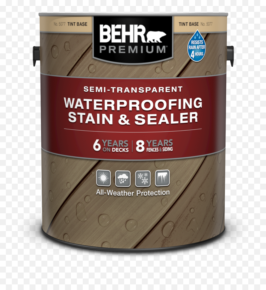 Semi - Behr Waterproofing Stain And Sealer Png,Chocolate Transparent